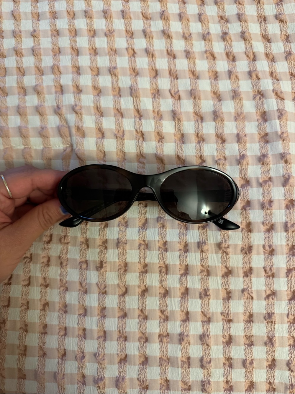 Polo by Ralph Lauren Black Oval Women’s Sunglasses